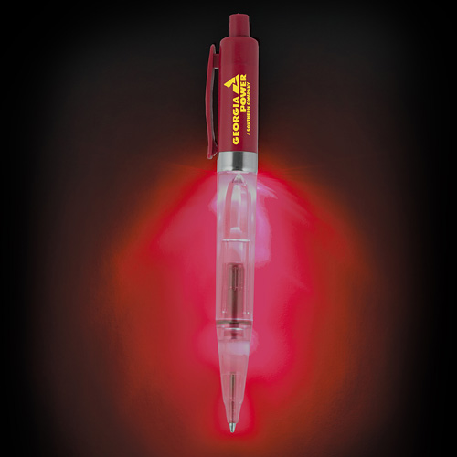"Loma" Light Up Pen with RED Color LED Light