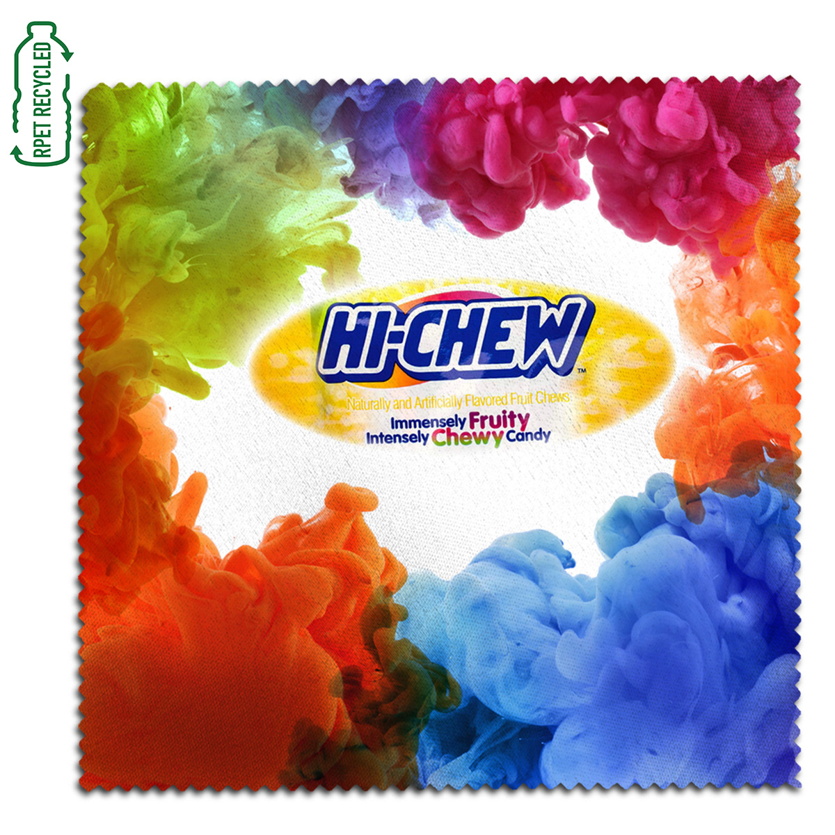 "CleanScreen Full Color XL" - 8" x 8" Full Color Sublimation Microfiber Cleaning Cloth & Screen Cleaner