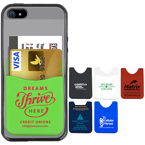 “Banker” Soft Silicone Cell Phone Wallet 
