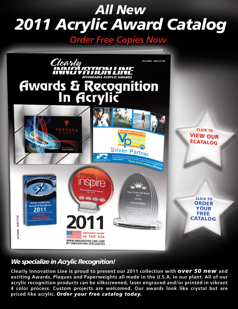 2011 Acrylic Catalog 