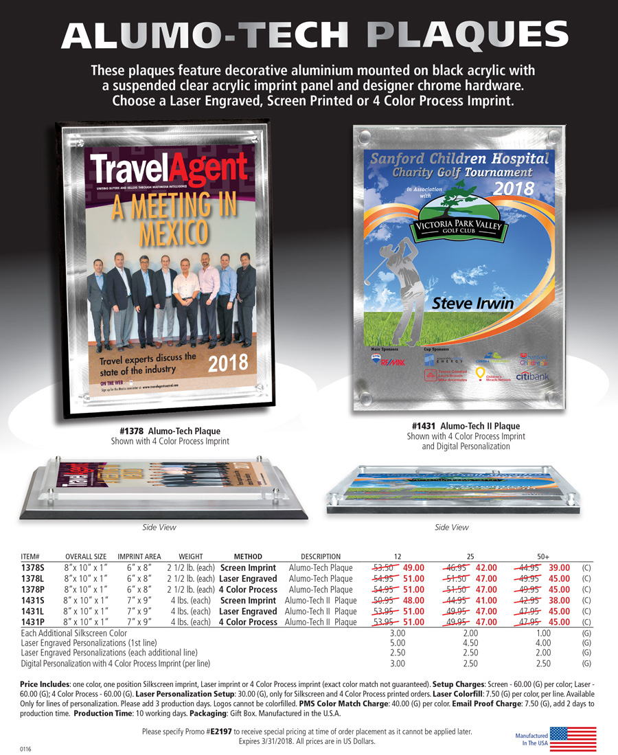 Alumo-Tech Plaques