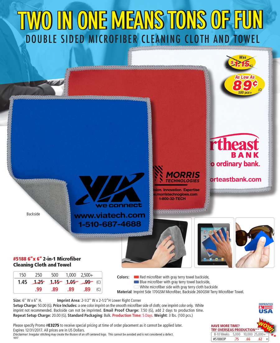 5188 Microfiber Cleaning Cloth and Towel Sale