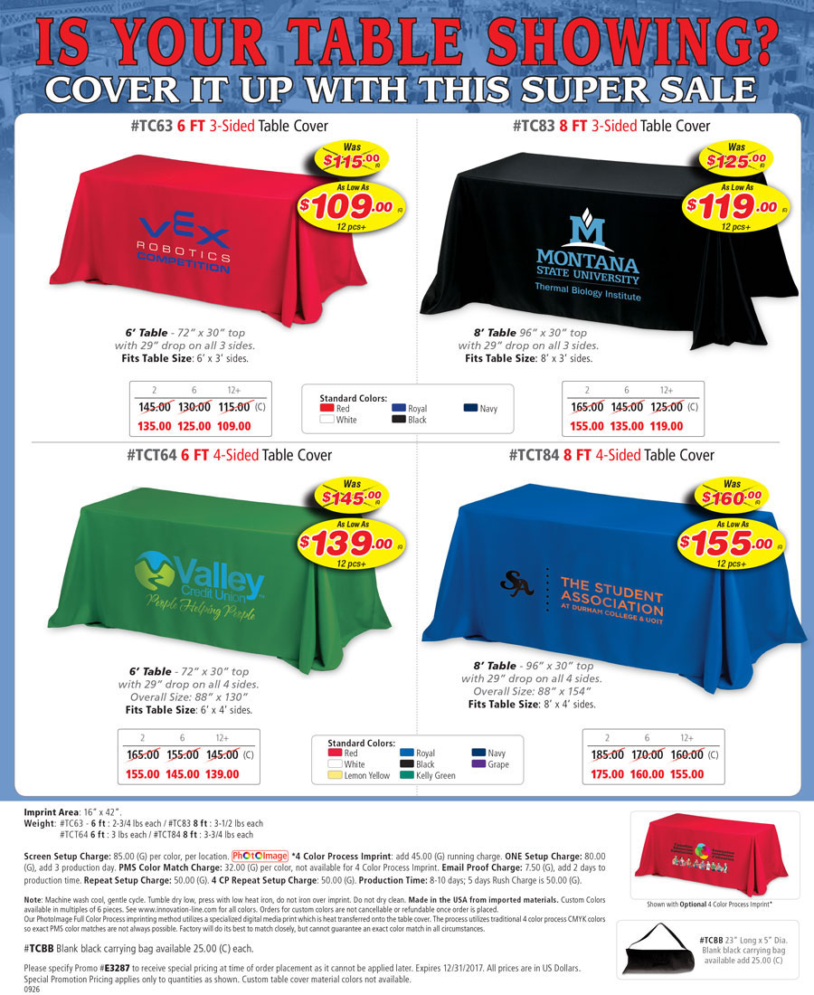 Table Cloth and Covers Super Sale