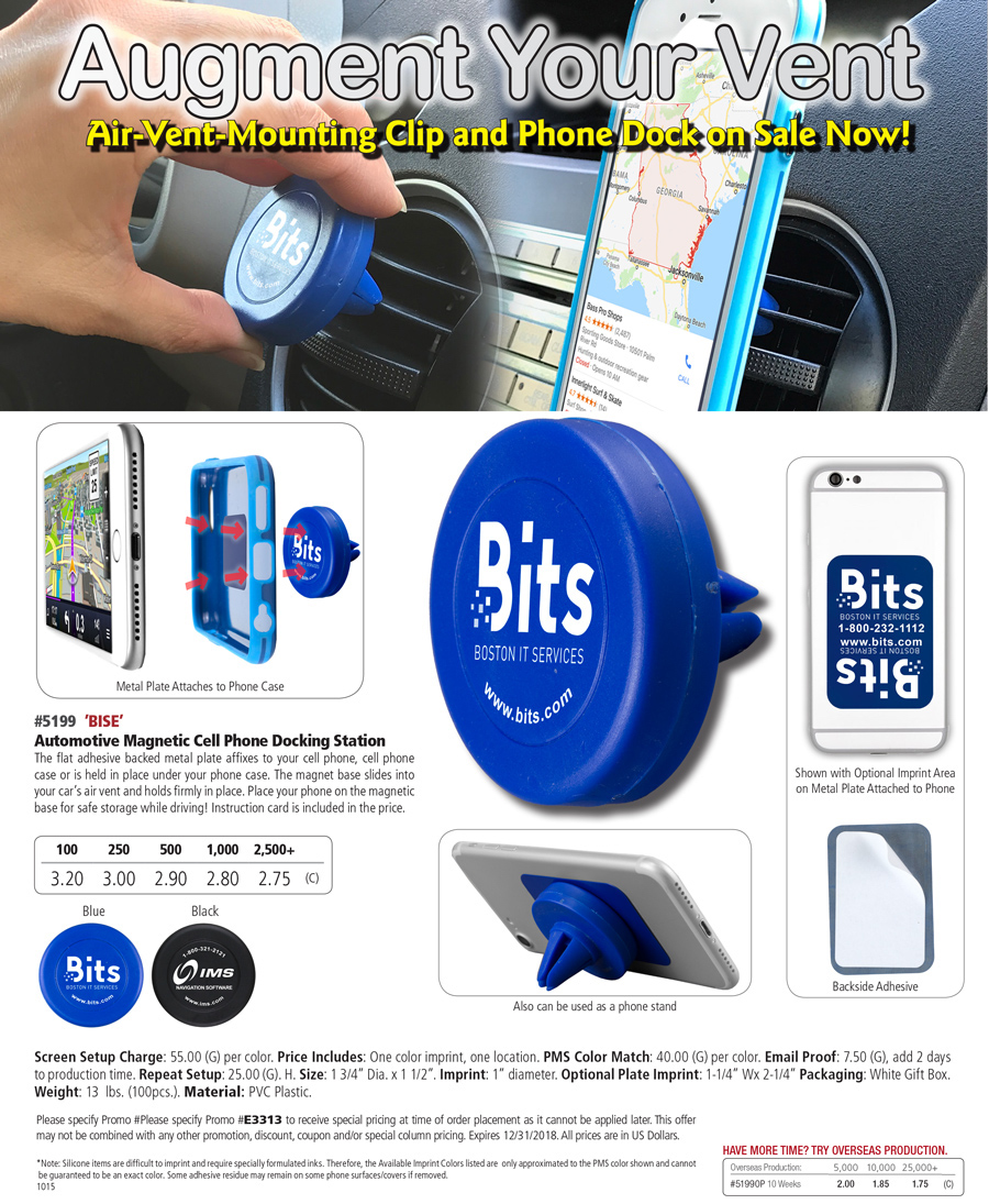 5199 - Bise - Automotive Magnetic Cell Phone Docking Station