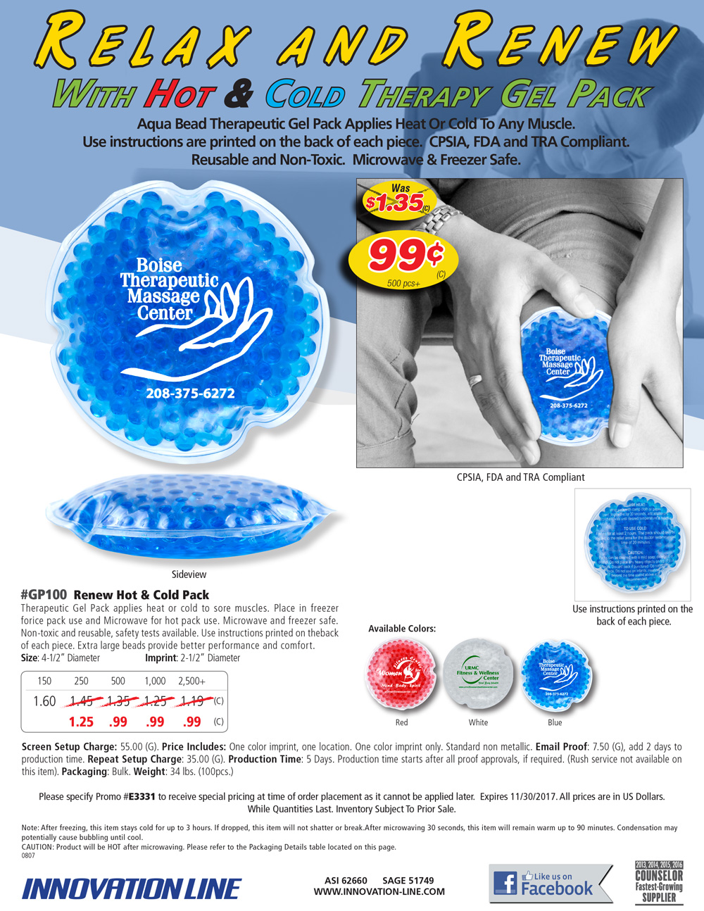 #GP100 Renew Hot & Cold Pack