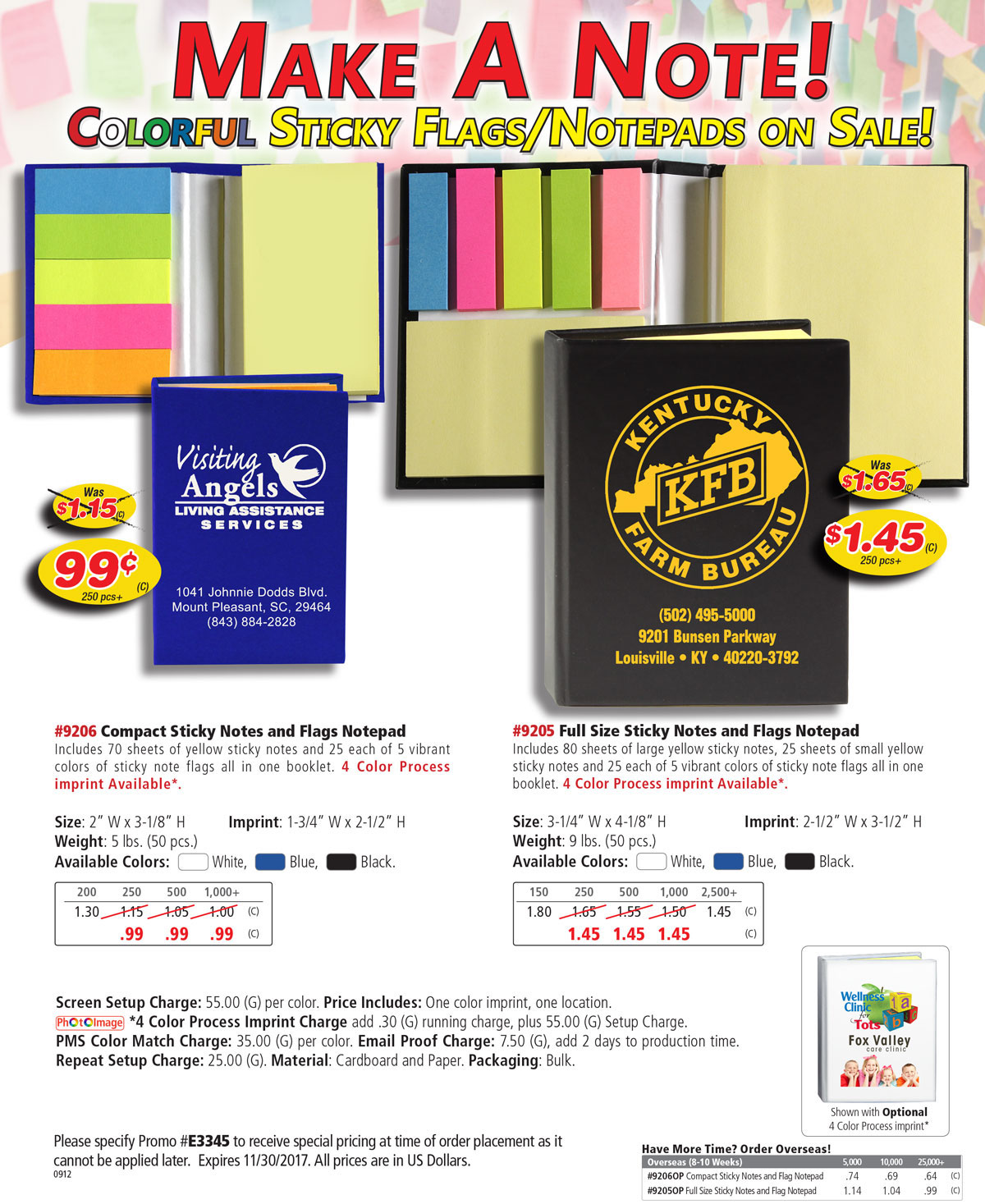 Jotter Pads with Sticky Notes