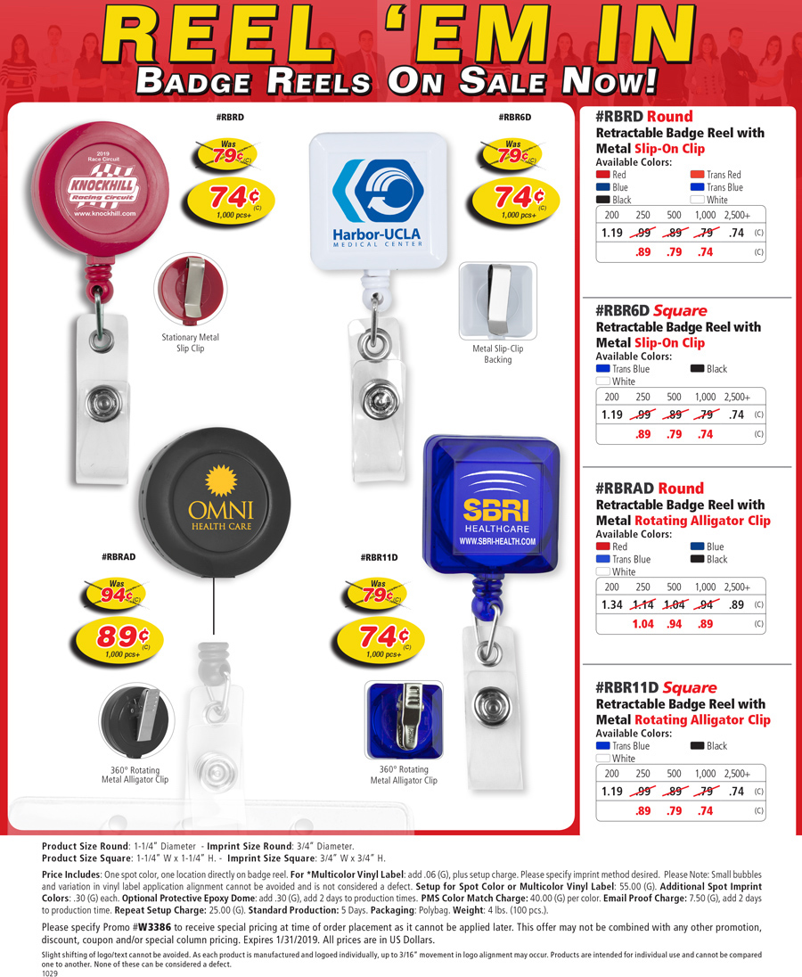 Retractable Badge Reel