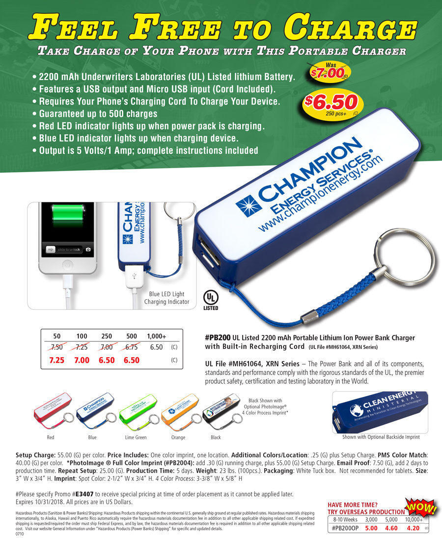 PB200 Portable Charger-Power Bank