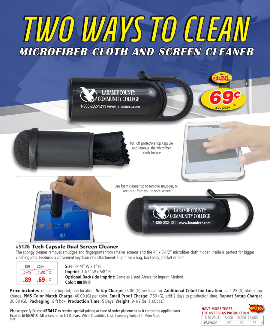 5126 Pocket Stylus and Microfiber