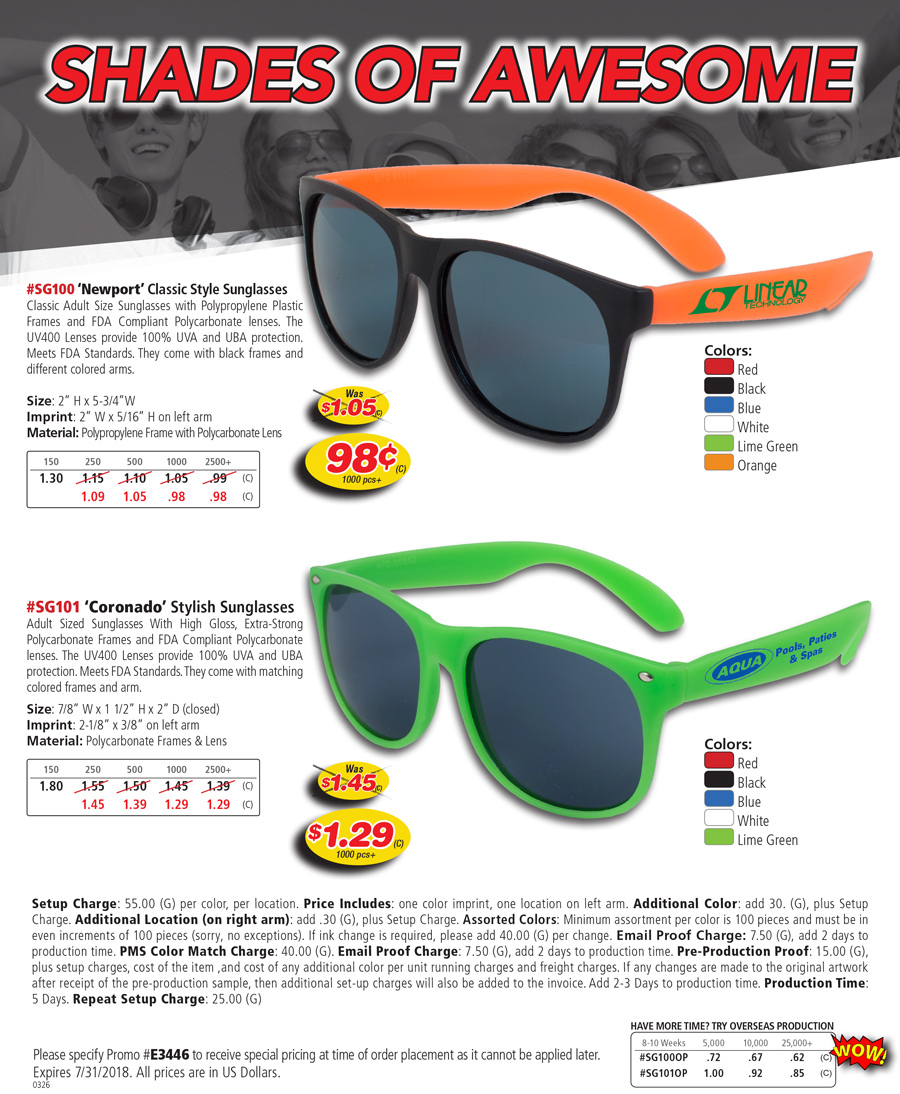 Cool and Classic Shades