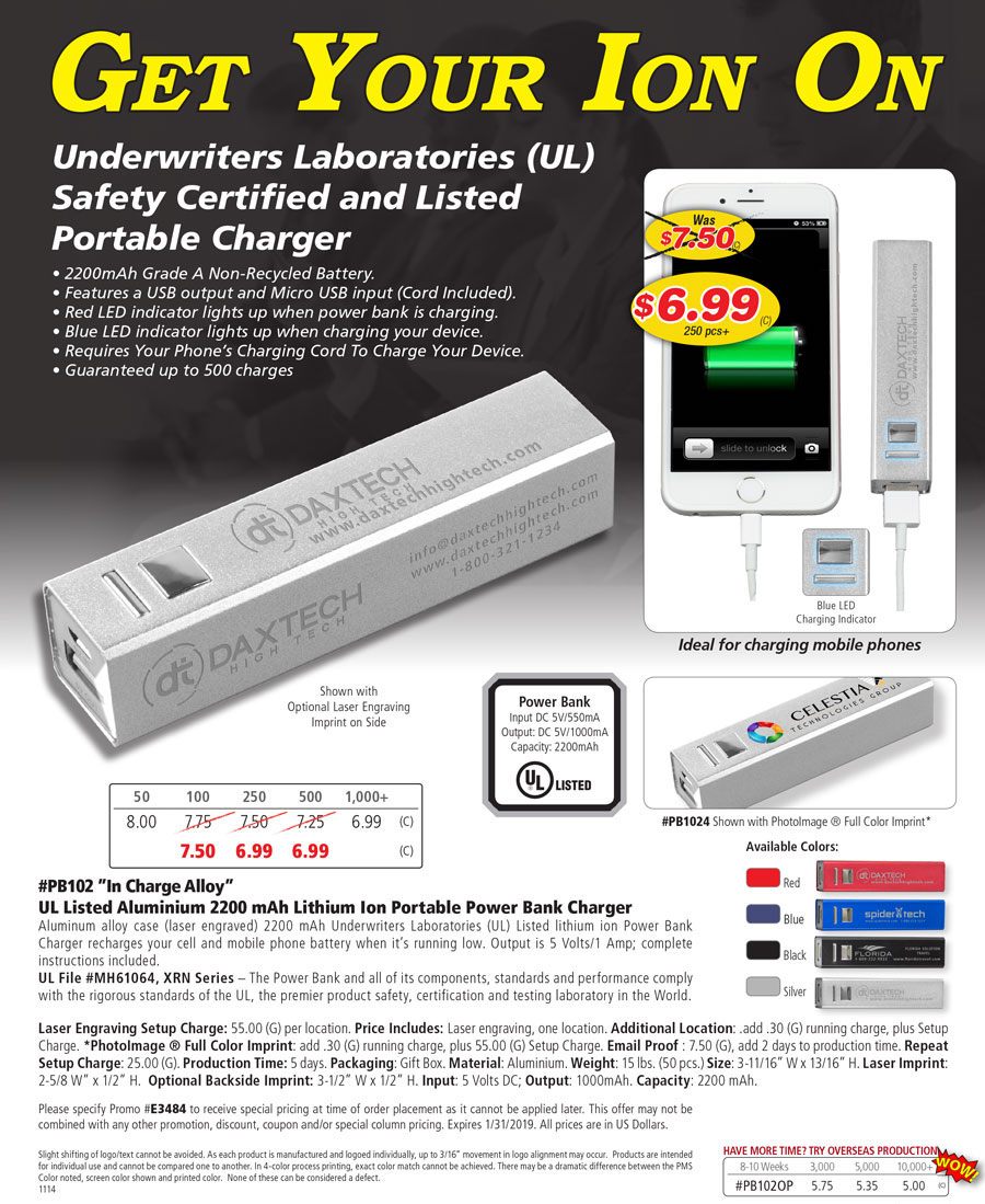 PB102 Portable Charger-Power Bank