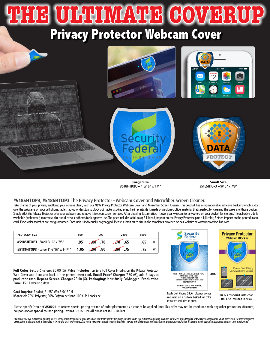 Privacy Protector Webcam Cover