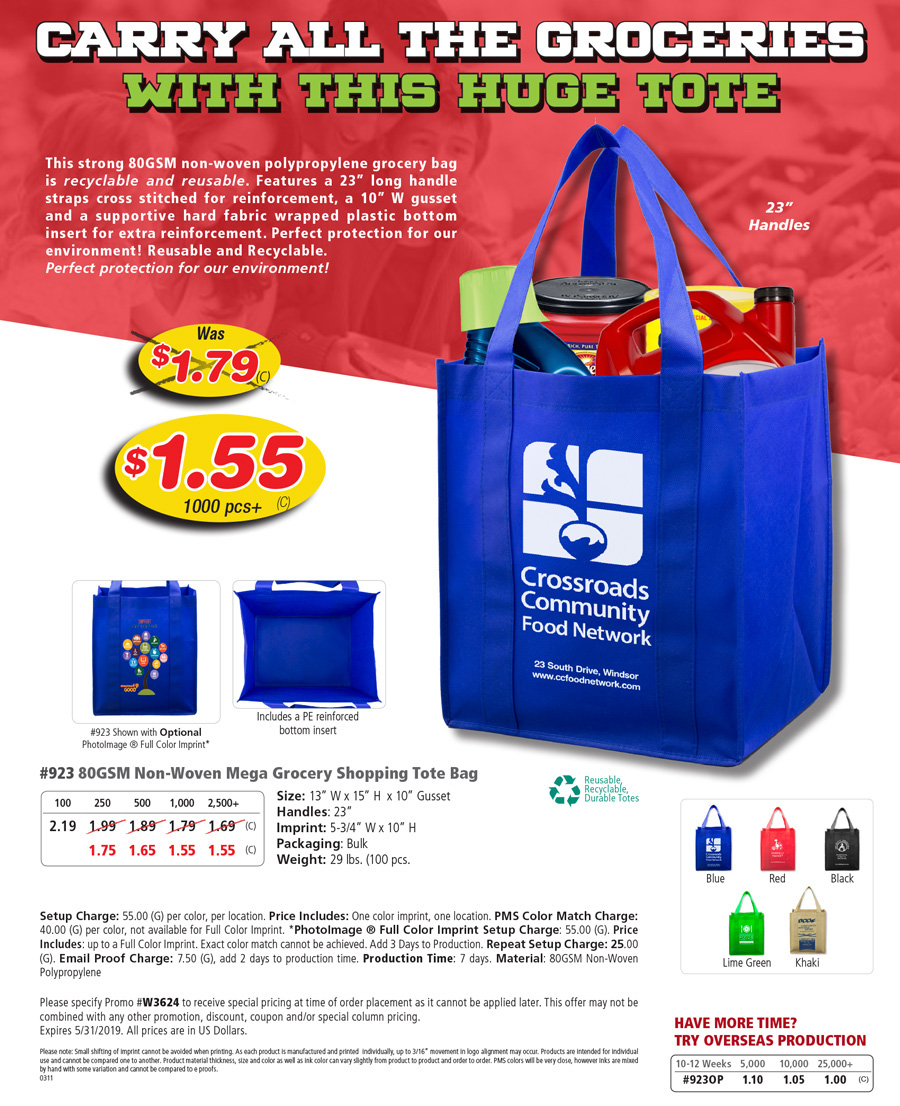 929 80GSM Non-Woven -The City Life- Tote Bag