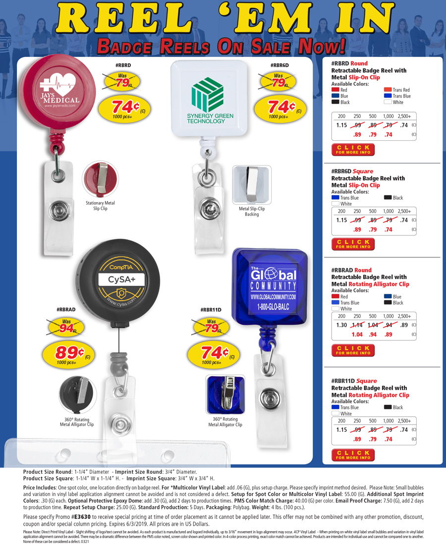 Retractable Badge Reel