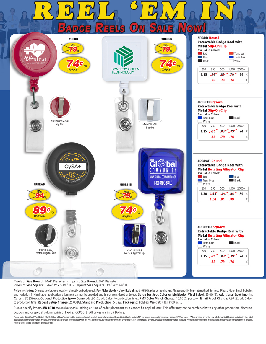 Retractable Badge Reel