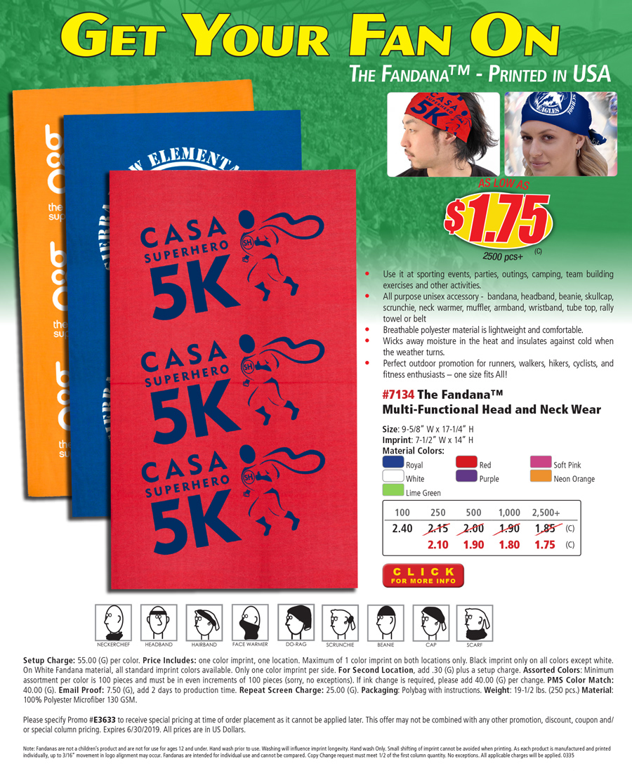 #7134 Domestic Production Fandana�