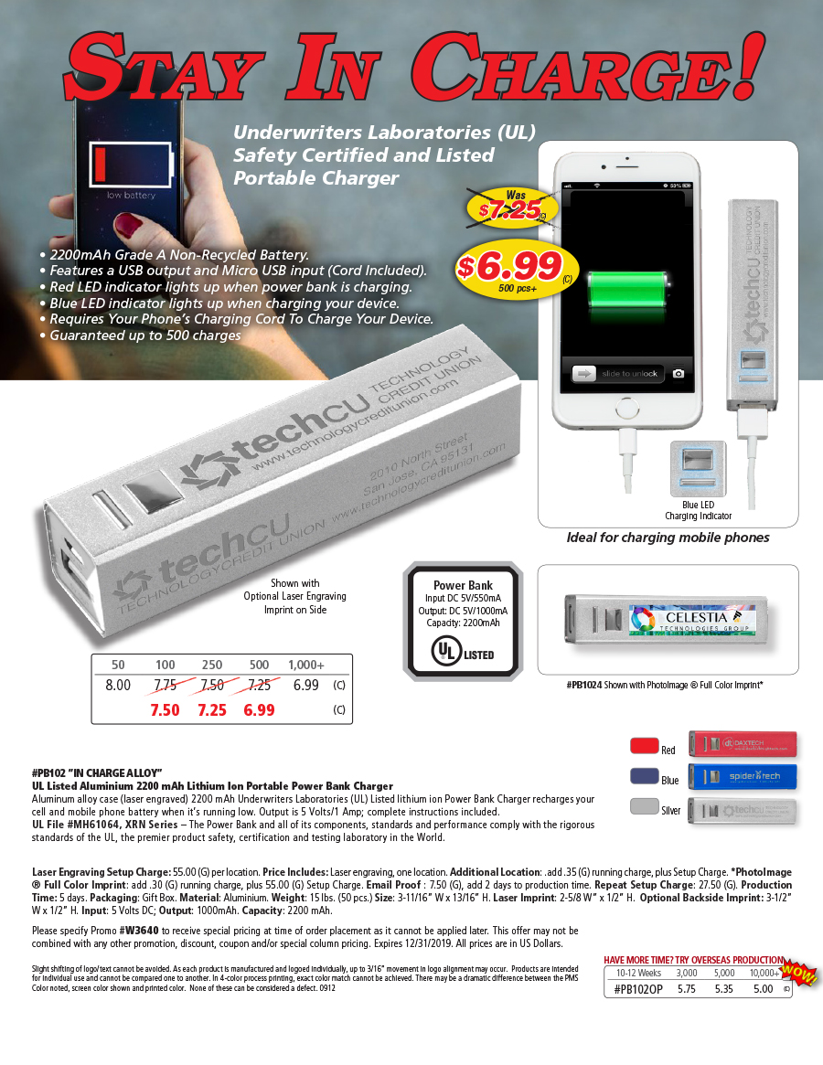 PB102 Portable Charger-Power Bank