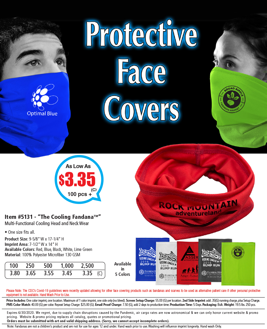 #5131 - Protective Face Mask - The Cooling Fandana