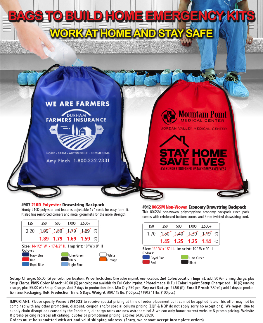 Drawstring Backpacks
