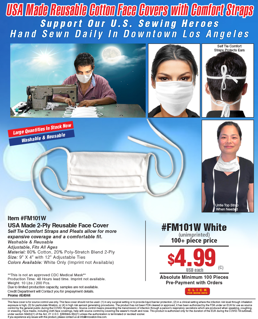 #FM101 2-Ply Face Cover