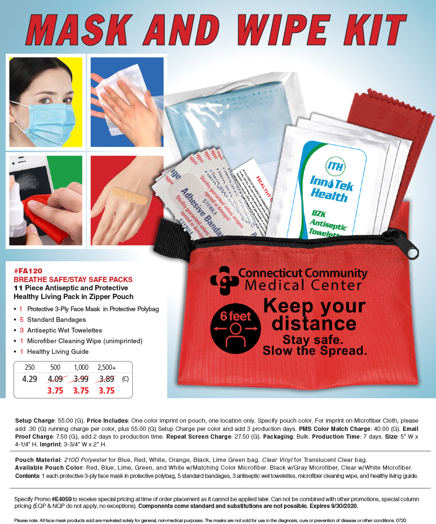 FA120 Mask and Wipe Kit