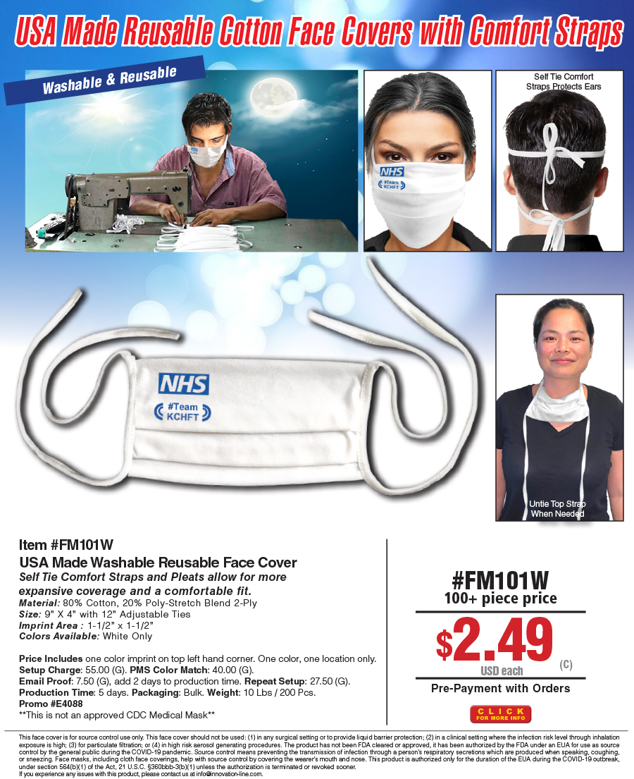 #FM101 2-Ply Face Cover