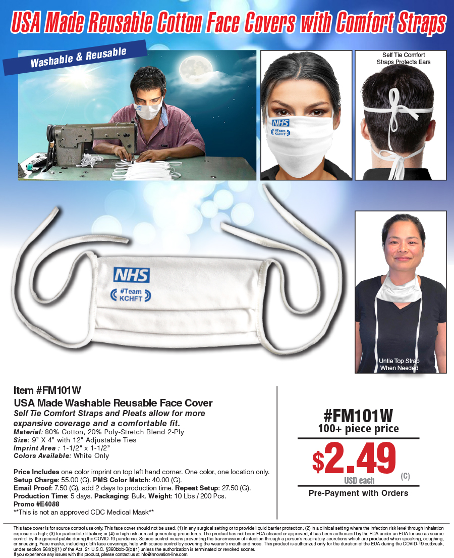 #FM101 2-Ply Face Cover