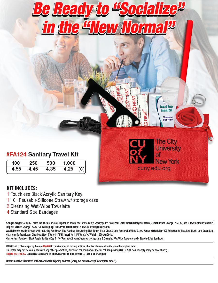 FA124 Sanitary Travel Kit