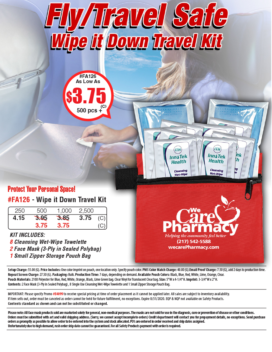 FA126 Wipe It Down Travel Kit