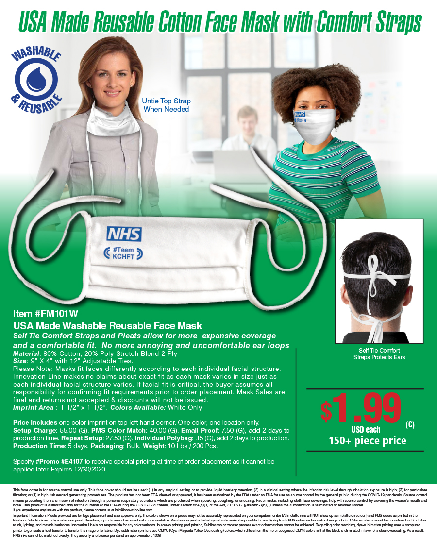 #FM101 2-Ply Face Cover