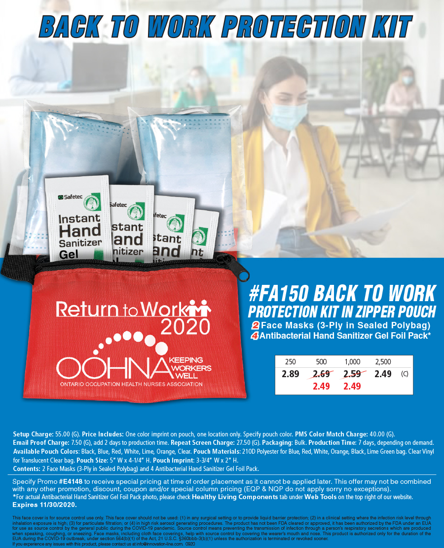 FA150 Back To Work Protection Kit
