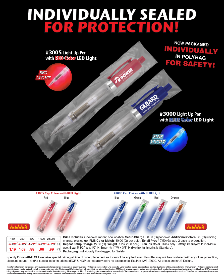 #3000 3005 Light Up Pen