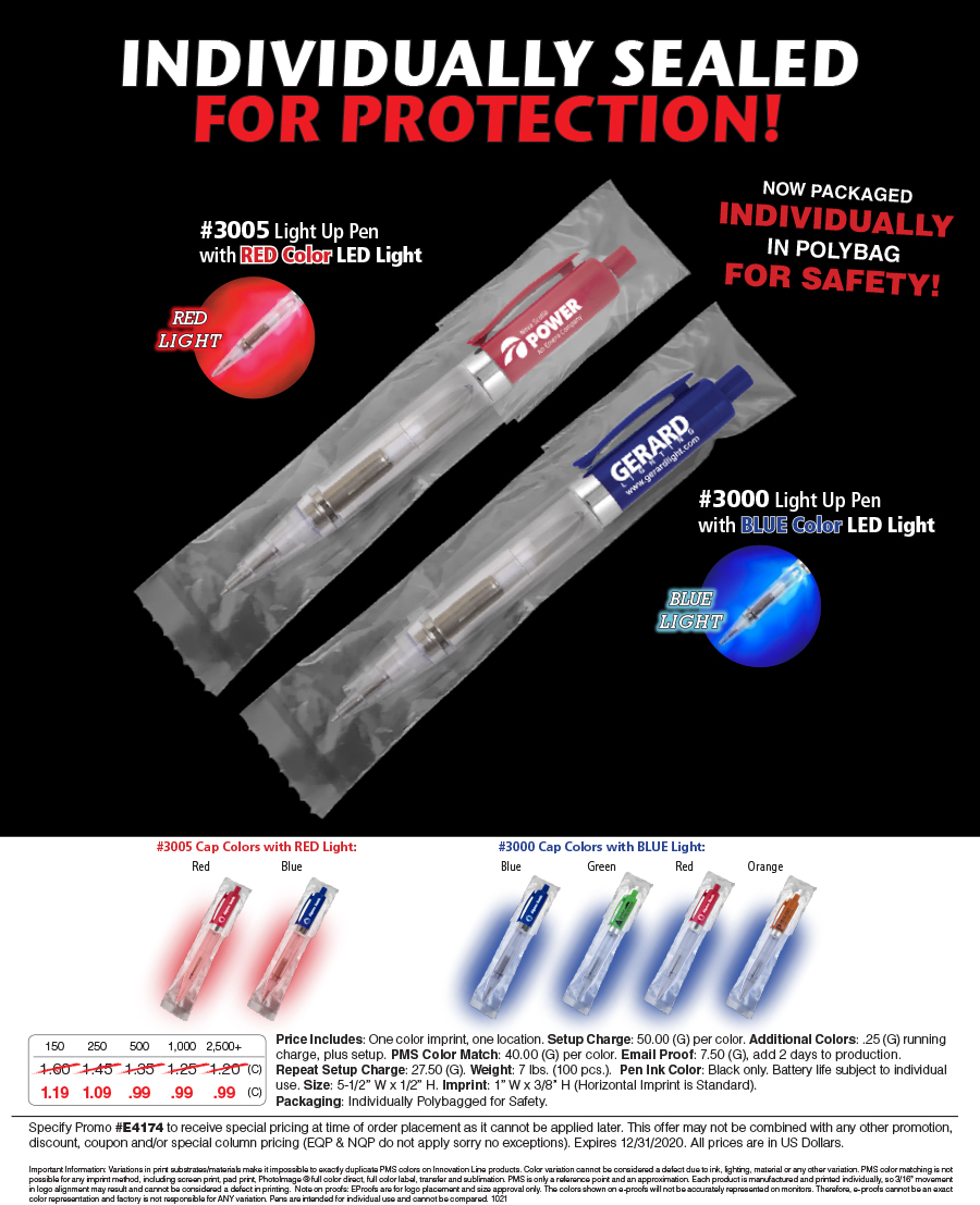 #3000 3005 Light Up Pen
