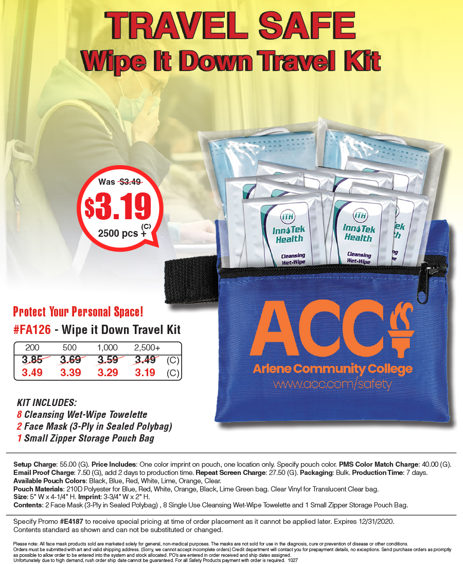 FA126 Wipe It Down Travel Kit