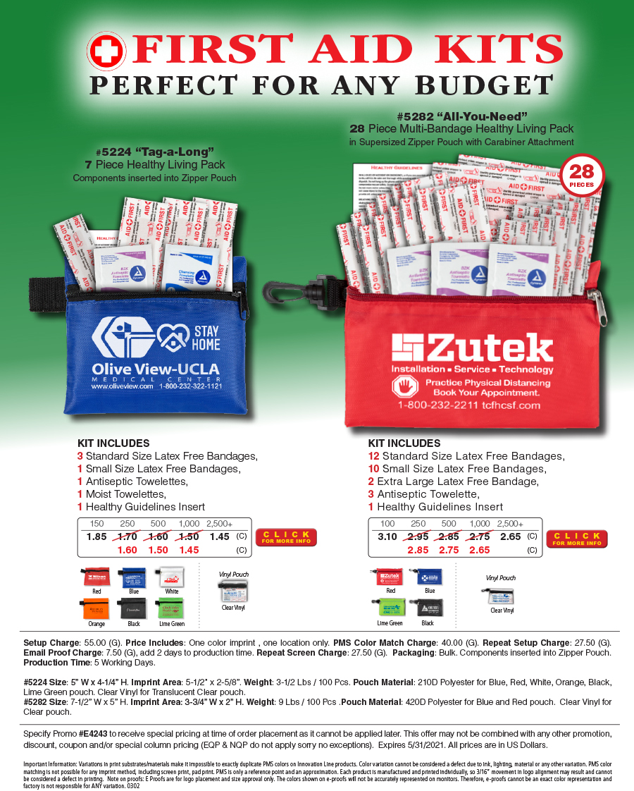 #5224 #5282 First Aid Kits Perfect For Any Budget

