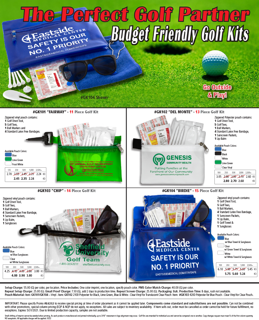 GK101 GK102 GK103 GK104 Golf Kits
