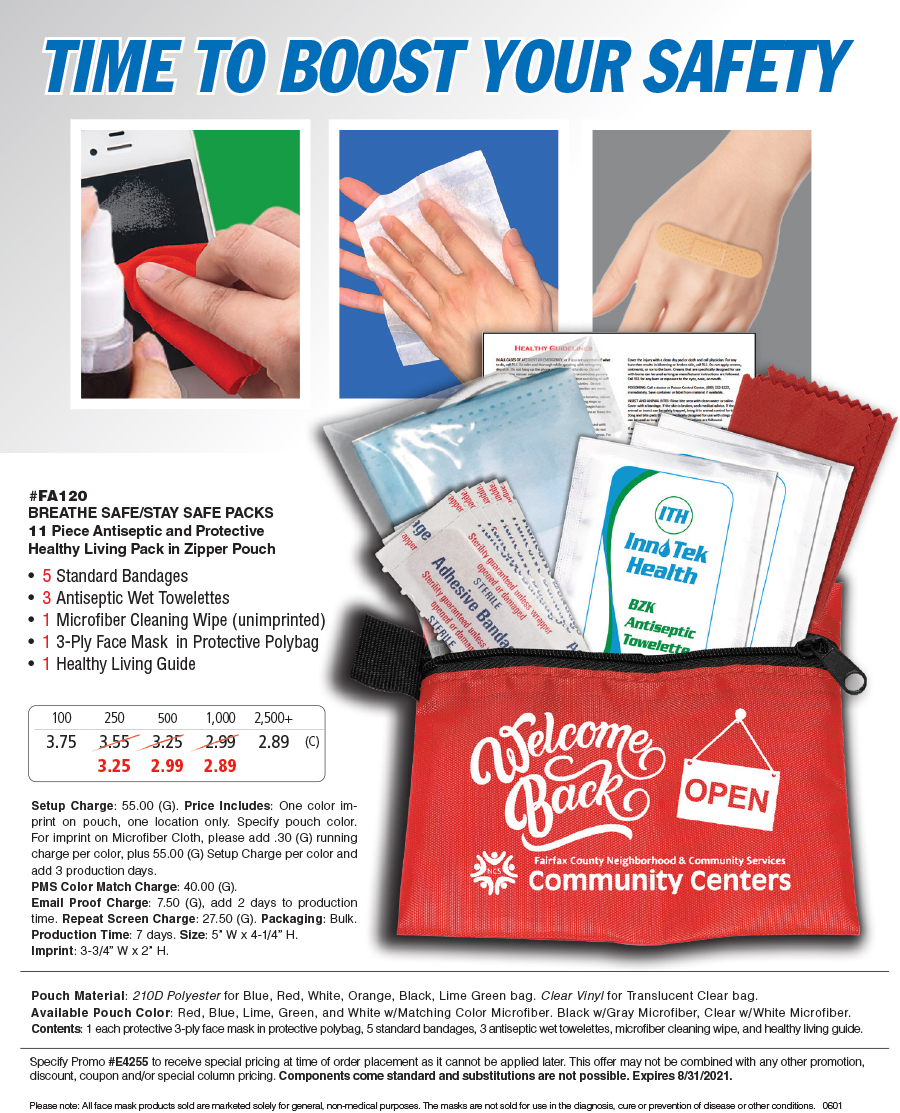 FA120 Mask and Wipe Kit