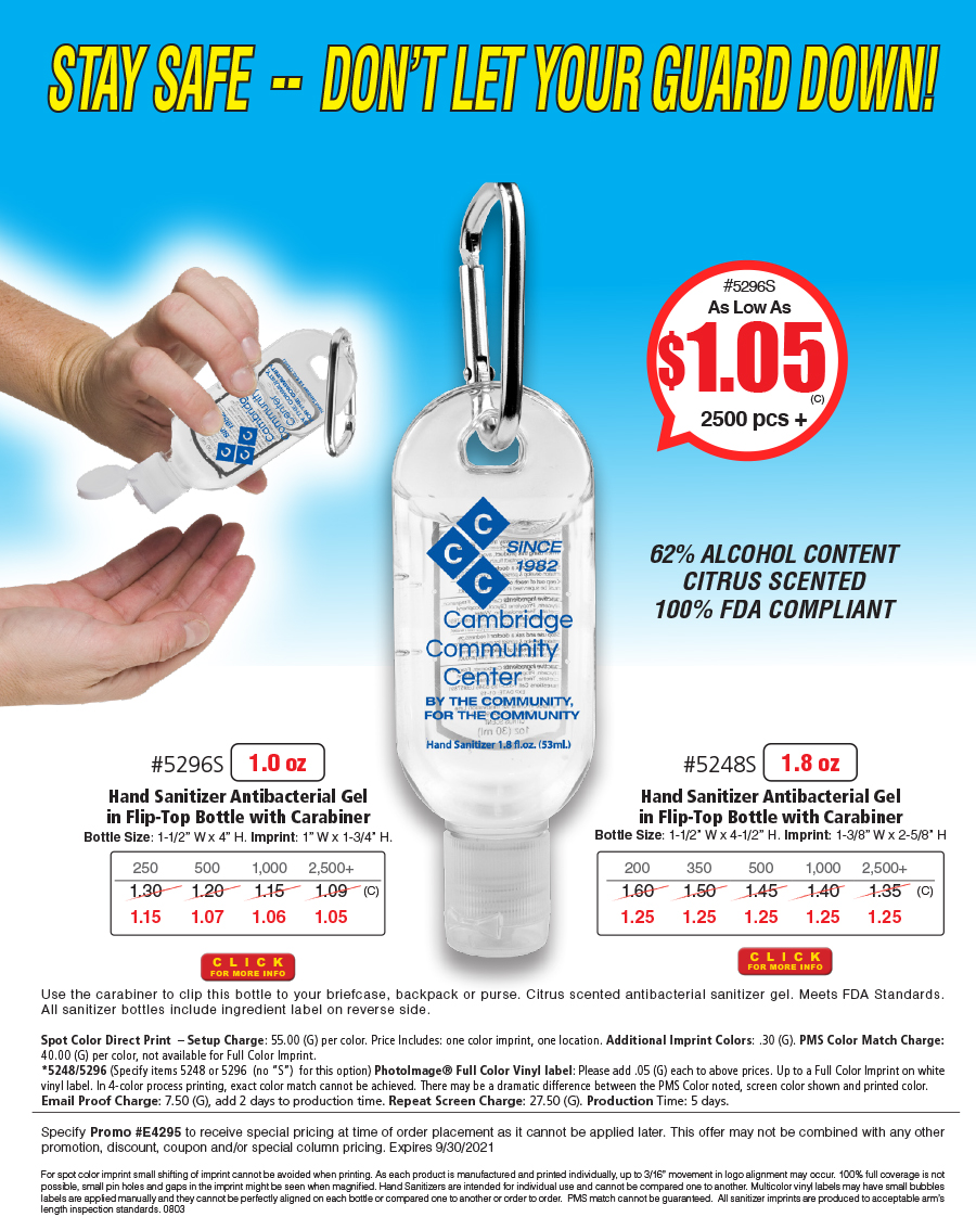 #FLASH SALE 5253S 5253 Half oz Sanitizer Bottle