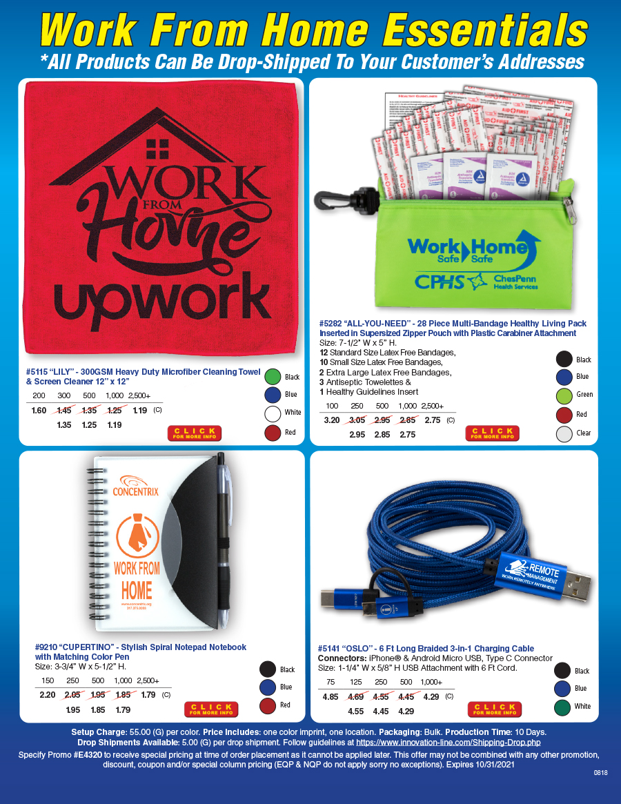 9210 5141 5115 5282 Work From Home Essentials