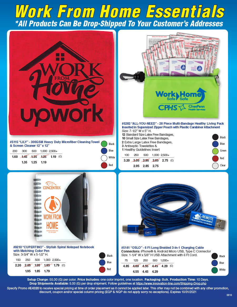 9210 5141 5115 5282 Work From Home Essentials