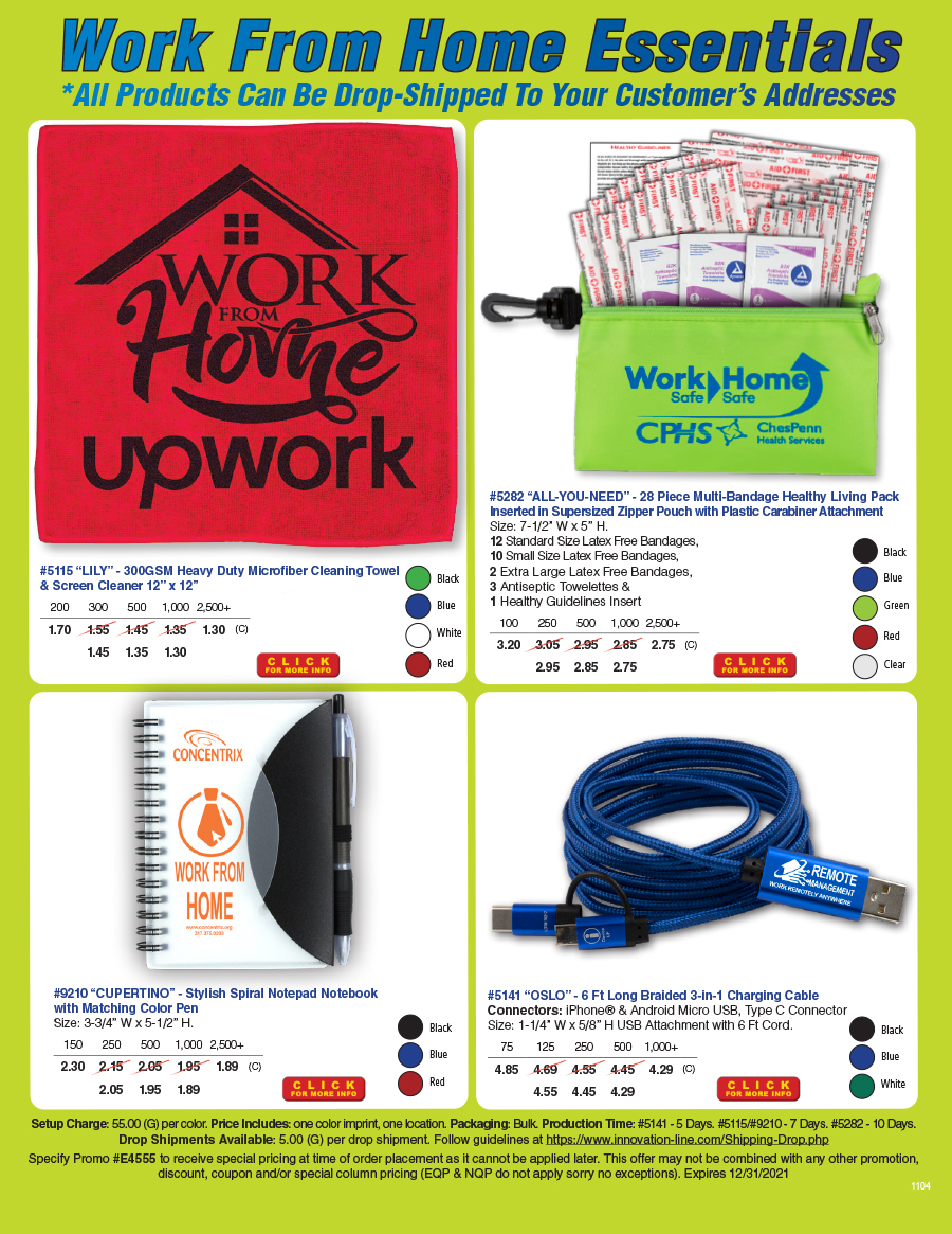 9210 5141 5115 5282 Work From Home Essentials