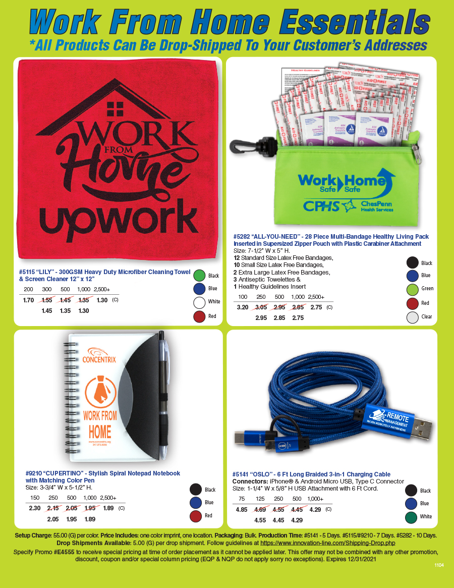 9210 5141 5115 5282 Work From Home Essentials