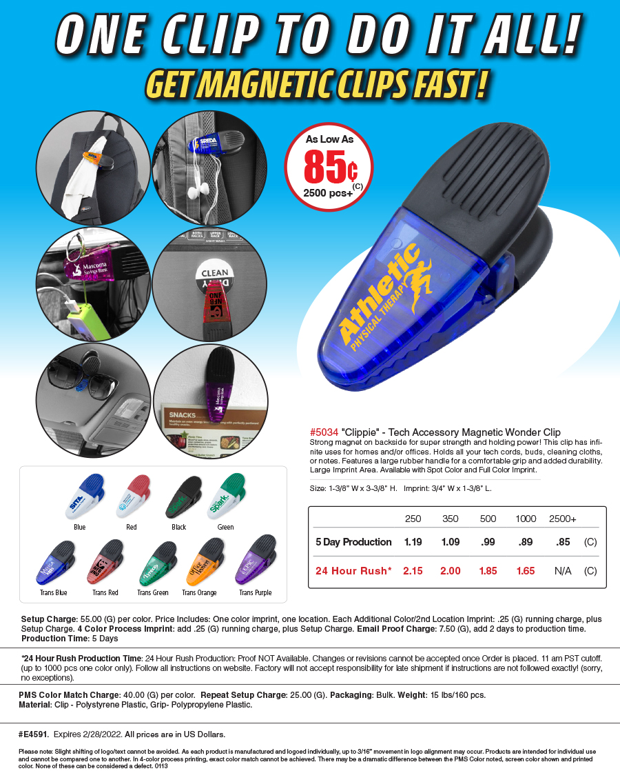 5034 Magnetic Wonder Clip