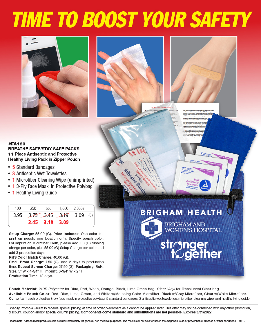 FA120 Mask and Wipe Kit