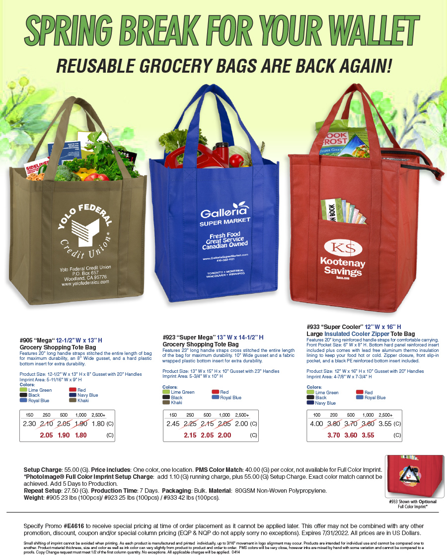 905 923 933 Grocery Shopping Tote Bag