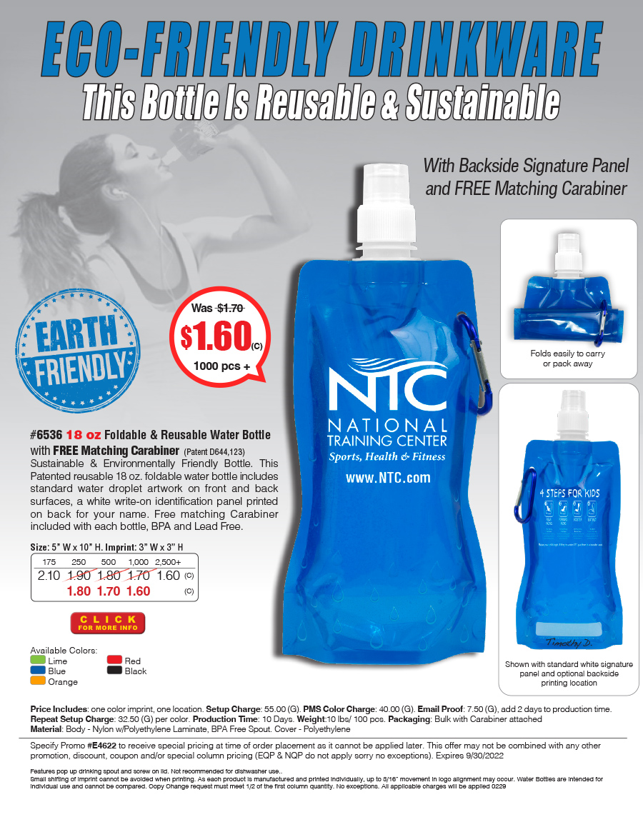 6536 Foldable Water Bottles