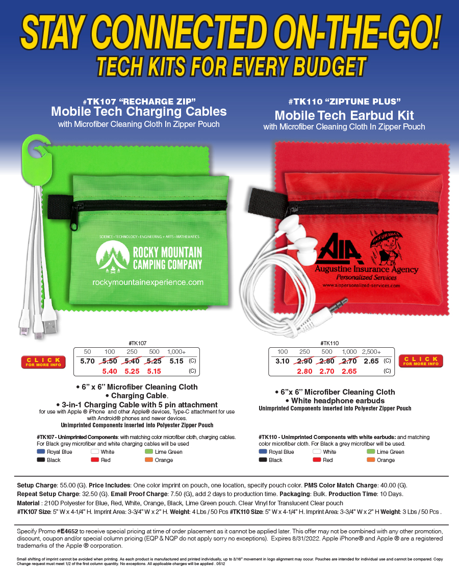 TK107 TK110 Tech Kits For Every Budget
