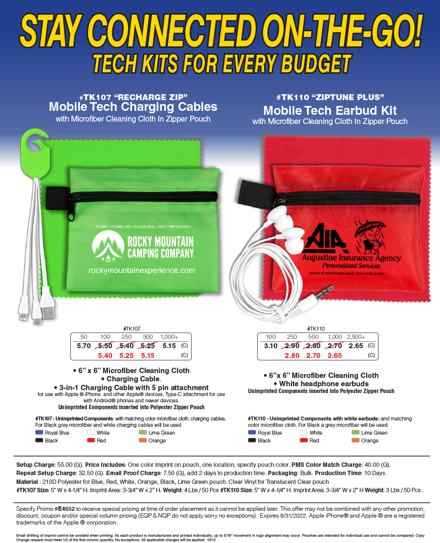 TK107 TK110 Tech Kits For Every Budget
