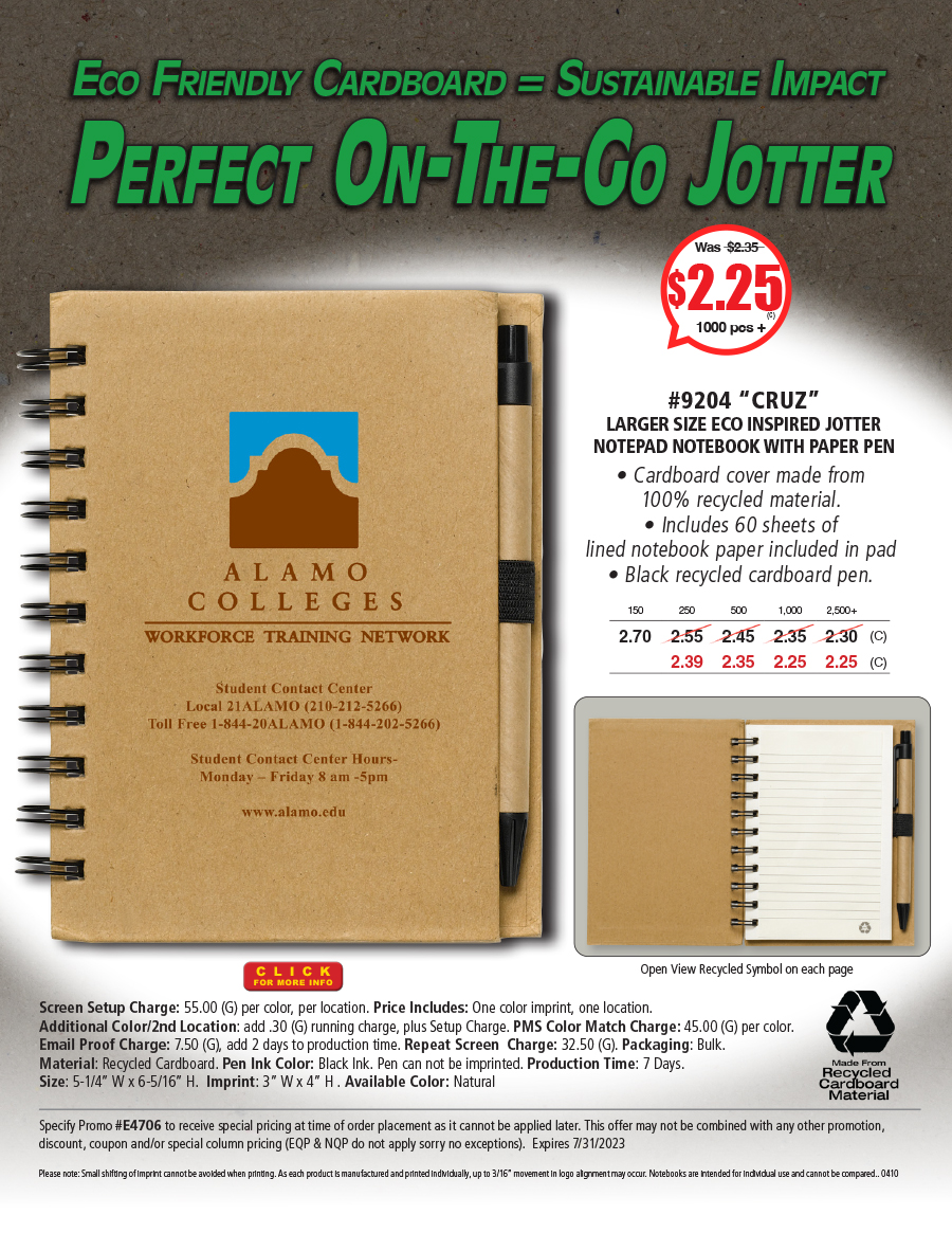 9204 The Perfect On-The-Go Jotter