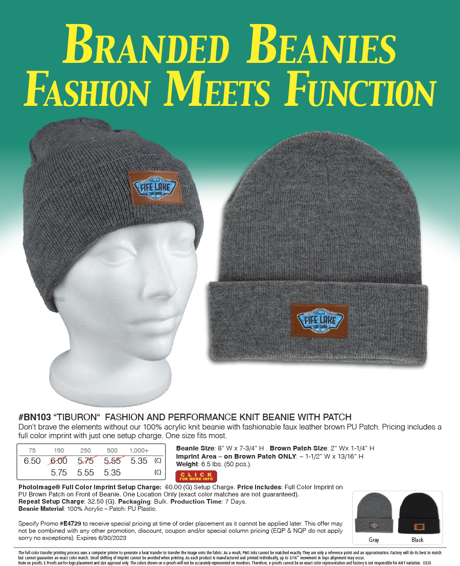 BN103 - Fashion and Performance Beanie